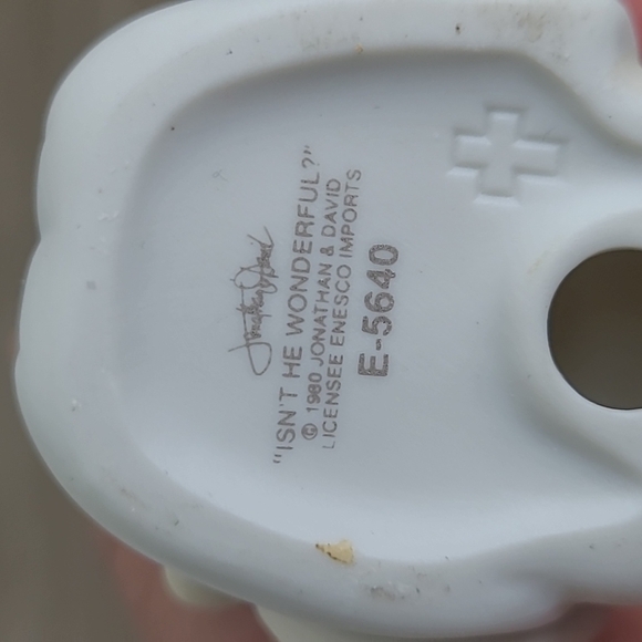 Vintage Precious Moments Figurine 1980 Isn't He Wonderfull? E-5640 - Picture 8 of 8